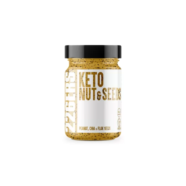 KETO BUTTER NUT & SEEDS 300g - Crema proteica di arachidi e semi
